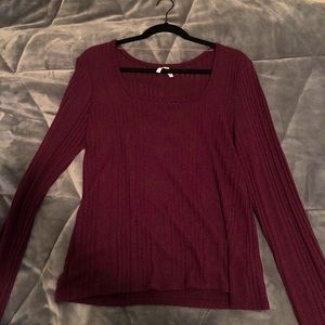 Long Sleeve square neck top